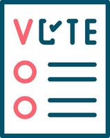 Ballot Creative Icon Design vector