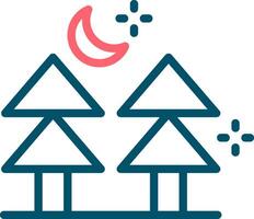 Forest Creative Icon Design vector