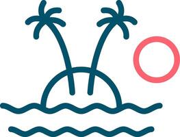 Island Creative Icon Design vector