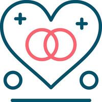 Line Two Color Design vector