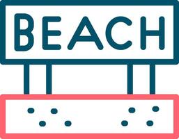 Beach Creative Icon Design vector