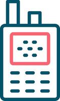 Walkie Talkie Creative Icon Design vector