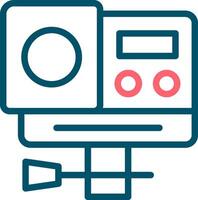 Action Camera Creative Icon Design vector