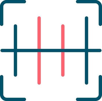 diseño de icono creativo de código de barras vector