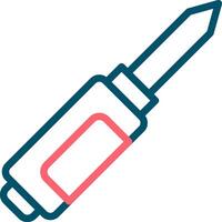 Screwdriver Creative Icon Design vector