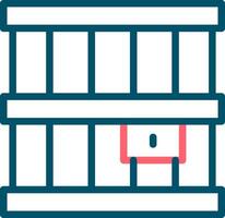 Jail Creative Icon Design vector