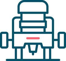 Router Machine Creative Icon Design vector