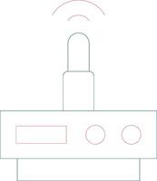 Wifi Router Creative Icon Design vector