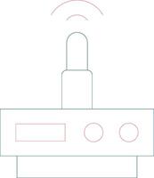 Wifi Router Creative Icon Design vector