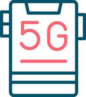 5G Creative Icon Design vector