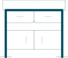 Table Creative Icon Design vector