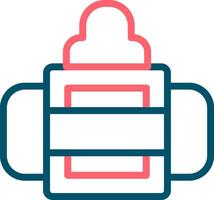 Line Two Color Design vector