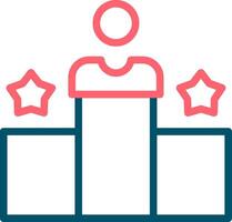 Line Two Color Design vector