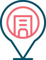 Line Two Color Design vector
