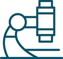 Microscope Creative Icon Design vector