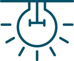 Light Bulb Creative Icon Design vector