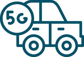 Smart Car Creative Icon Design vector