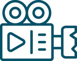 Video Camera Creative Icon Design vector