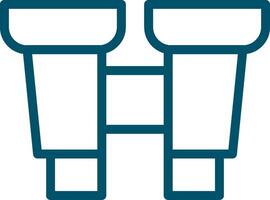 Binocular Creative Icon Design vector