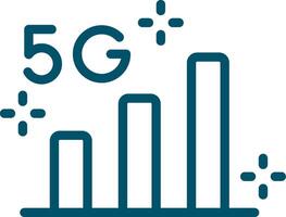 5G Creative Icon Design vector