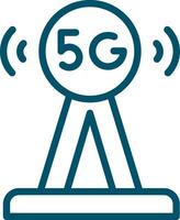 Antenna Creative Icon Design vector