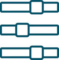 Sliders Creative Icon Design vector