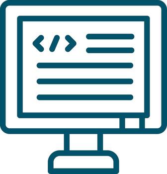 Code Creative Icon Design vector