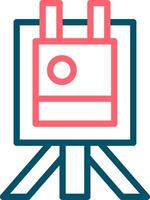 Canvas Creative Icon Design vector