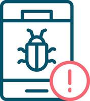 Bug Creative Icon Design vector