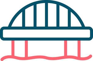 Bridge Creative Icon Design vector