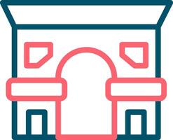 Arc De Triomphe Creative Icon Design vector