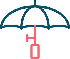 Umbrella Creative Icon Design vector