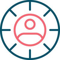 Targeting Creative Icon Design vector