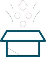 Line Two Color Design vector