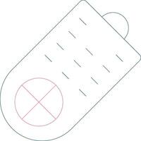 Line Two Color Design vector