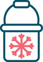 Frozen Bait Creative Icon Design vector