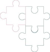 Puzzle Creative Icon Design vector