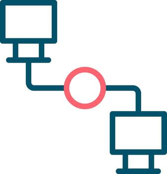 Unstructured Data Creative Icon Design vector