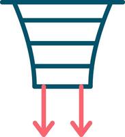 Funnel Creative Icon Design vector