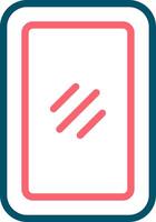 Line Two Color Design vector