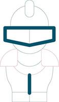 Line Two Color Design vector