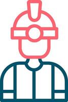 Worker Creative Icon Design vector