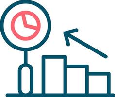 Predictive Analytics Creative Icon Design vector