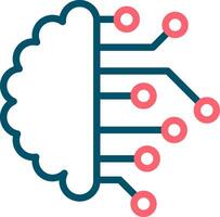 Neural Engineering Creative Icon Design vector