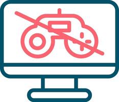 Game Disconnect Creative Icon Design vector