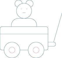 Cart Creative Icon Design vector