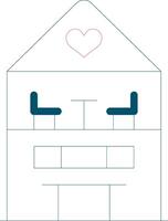 Line Two Color Design vector