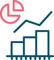 Statistical Analysis Creative Icon Design vector