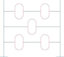 Line Two Color Design vector