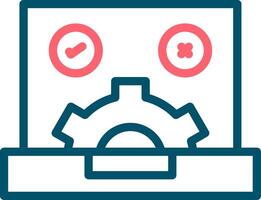 QA Testing Creative Icon Design vector